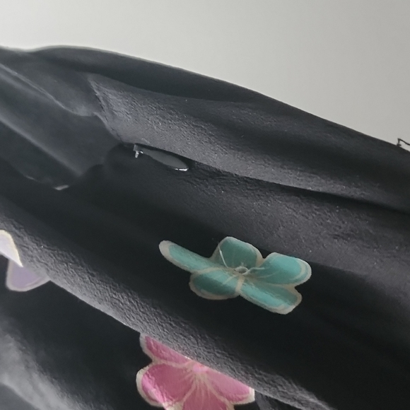 Vintage Tamara Catz Sequin Floral Bird Lightweight Printed Y2K Dress - Picture 6 of 8